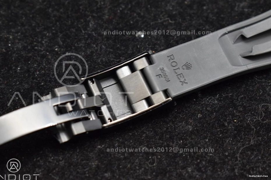 Colorful Ceramic Dial PVD on Strap Blaken GETF Skeleton Edition Rubber Best Daytona Bezel Gold SA 523 Black 0211